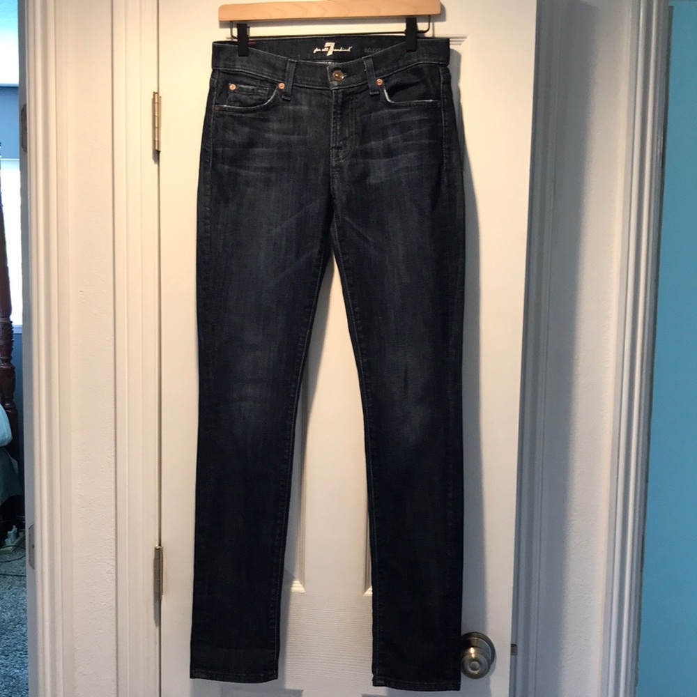 7 For All Mankind Roxanne skinny jeans- size 27x32